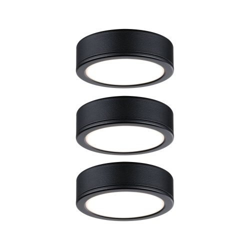 Paulmann, Paulmann LED-Schrankleuchte LED LED fest eingebaut 9 W Warmweiß Schwarz