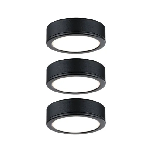 Paulmann, Paulmann LED-Schrankleuchte LED LED fest eingebaut 9 W Warmweiß Schwarz
