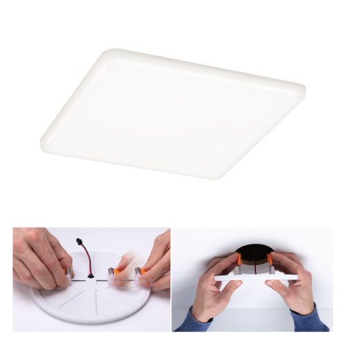 Paulmann, Paulmann 92398 EB Panel Veluna VariFit LED-Einbauleuchte 17.50 W Satin
