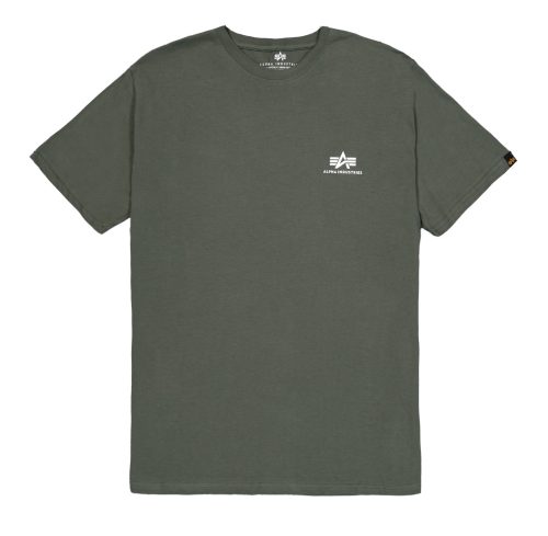 alpha industries, Alpha Industries Rundhalsshirt "BASIC T SMALL LOGO" Baumwolle, regular fit