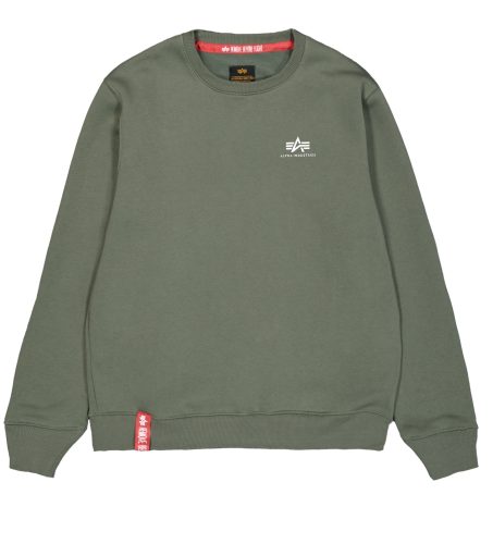 alpha industries, Alpha Industries Sweatshirt "Basic Sweater small Logo", Baumwollmischung, regular fit