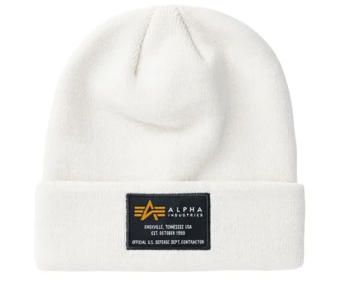 Alpha Industries - Crew Beanie (jet stream white)