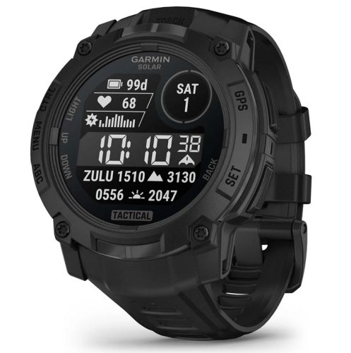 Garmin, GARMIN Instinct® 3 Solar Tactical 50 mm Sportuhr Schwarz, Herren, Größe: 0