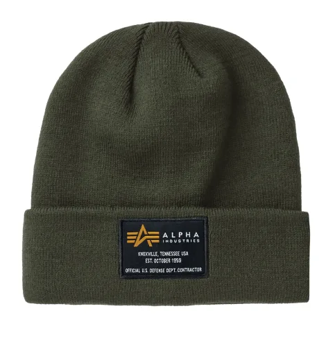 Alpha Industries - Crew Beanie (dark olive)