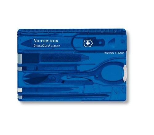 Victorinox, Victorinox SwissCard 0.7122.T2 Taschenwerkzeug-Set Anzahl Funktionen 10 Saphir