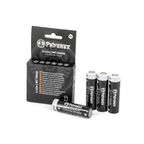 Petromax, Petromax Li-Ion Akkus 18650, 3.450mAh, 4er Set