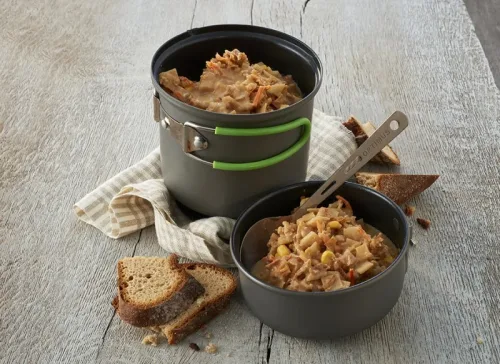 Trekn Eat - Kartoffeltopf mit Röstzwiebeln