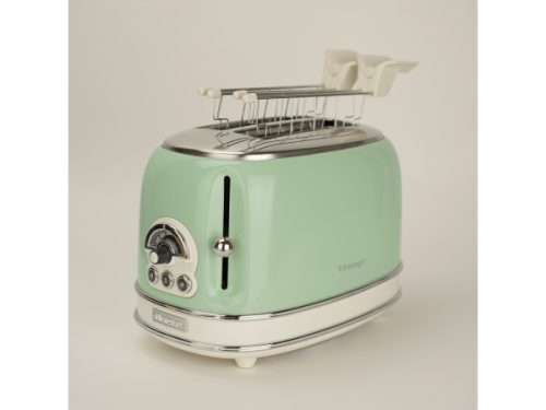 Ariete, Ariete Toaster "Vintage 2 Schlitze, Grün" für 2 Scheiben 810 W Lieferung mit passendem CH-Fixadapter