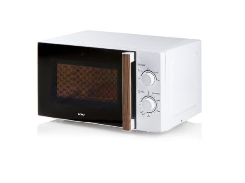 Domo, DOMO DO2720 Mikrowelle Weiß, Holz 700 W Timerfunktion