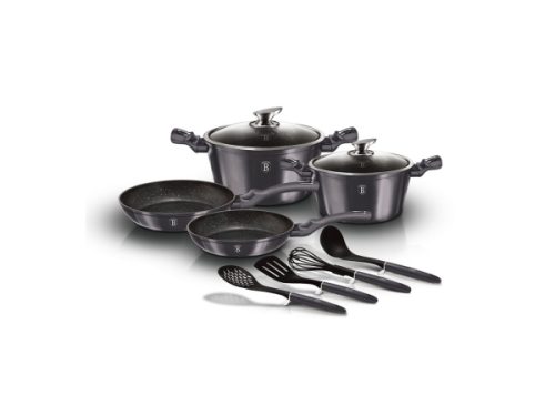 Berlinger Haus - Kochgeschirr-Set 10tlg. Metallic Line Carbon Pro Edition, One Size