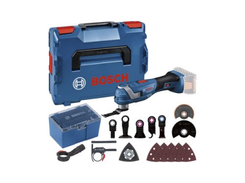 Bosch Professional, Bosch Professional GOP 18V-34 06018G2002 Akku-Multifunktionswerkzeug ohne Akku, ohne Ladegerät, mit Zubehör, inkl.