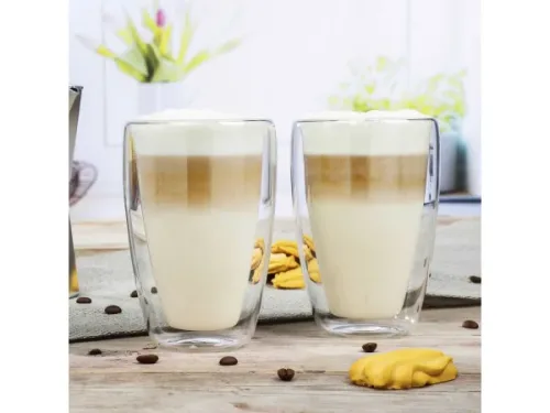 FS-STAR, Unsere Neuheiten, FS Star Latte Macchiato-Glas 2er Set Doppelwandig, Produkte & Wohnen
