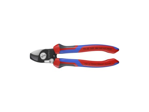 Knipex, Knipex 95 22 165 Kabelschere Geeignet für (Abisoliertechnik) Alu- und Kupferkabel, ein- und mehrdrähtig 15 mm 50 mm² 0