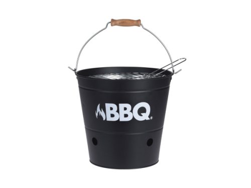 FS-STAR, Gasgrill, FS-STAR Barbecue-Grilleimer 26.5cm schwarz, Produkte & Wohnen