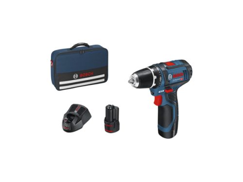 Bosch Professional, Bosch Professional GSR 12V-15 060186810F Akku-Bohrschrauber 12 V Li-Ion inkl. 2. Akku