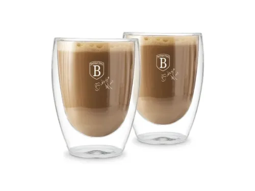Berlinger, Küchenbedarf, Berlinger Haus Kaffee Glas 300ml 2er Set ohne Griff, Produkte & Wohnen