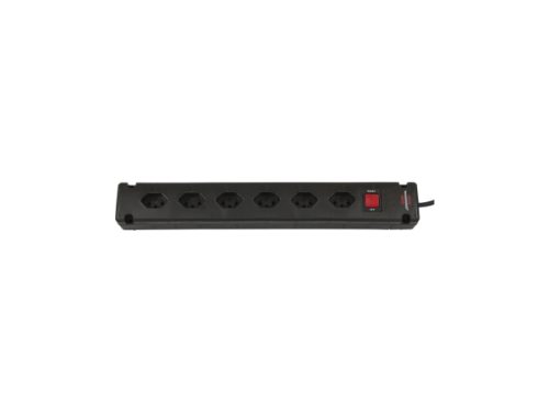 BRENNENSTUHL, Brennenstuhl 1150652316 Steckdosenleiste mit Schalter 6fach Schwarz CH-Stecker 1 St.