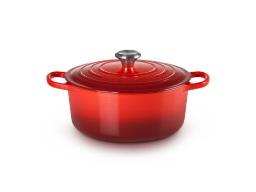 Le Creuset, LE CREUSET Bräter SIGNATURE gusseisen bordeau