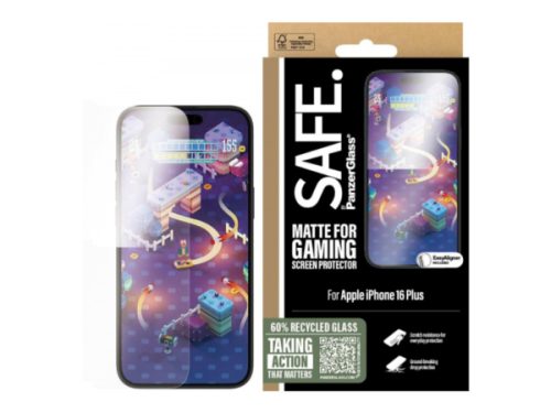 Safe By Panzerglass, SAFE by PanzerGlass Displayschutzglas "Matte for Gaming Screen Protection" für Apple iPhone 16 Plus;Apple iPhone 15 Plus 1 Stk. tlg. Displayschutzfolie, Schutzfolie, Bildschirmschutz, kratz- & stossfest