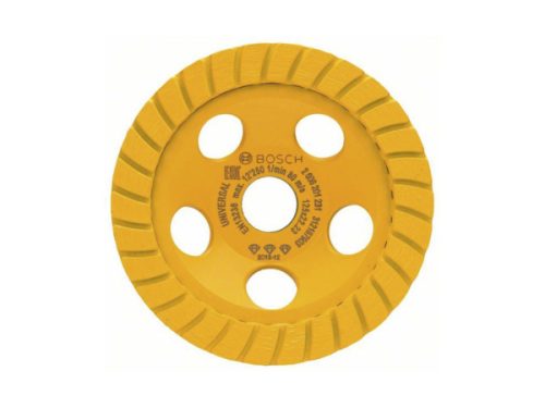 Bosch Accessories, Bosch Accessories 2608201231 Diamanttopfscheibe Best for Universal Turbo, 125 x 22,23 x 5 mm, gelb Best for Universal
