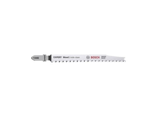 Bosch Accessories, Bosch Accessories 2608900551 EXPERT ?Wood 2-side clean? T 308 B Stichsägeblatt, 5 Stück 5 St.