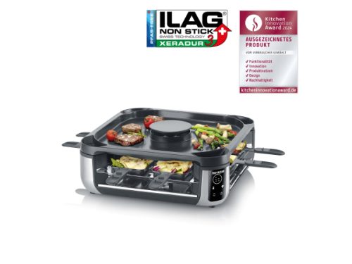 Severin, Severin Raclette "RG 2379 Smokeless 8 Personen" 8 Stk. Raclettepfännchen 1.900 W