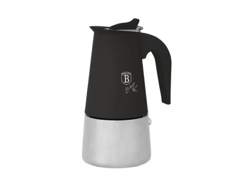 Berlinger, Kaffeemaschinen, Berlinger Haus Espressokocher 6 Tassen Black Silver Collection, Produkte & Wohnen