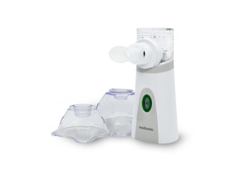 Medisana, Medisana IN 515 tragbarer Ultraschallvernebler Inhalator mit Mundstück, mit Ultraschall, mit Inhalationsmaske
