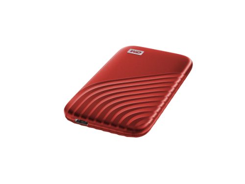 Western Digital - My Passport 1 TB Rot, Rot Bunt, 1 TB