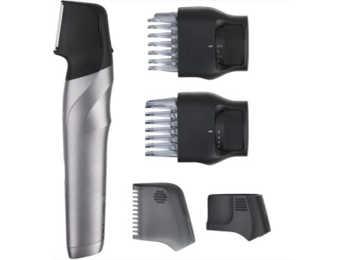 Panasonic, Panasonic Bartschneider, Haarschneider, Körperhaartrimmer abwaschbar Silber, Schwarz