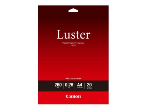 Canon, CANON Photo Paper Pro Luster A4 LU101A4 InkJet, 260g 20 Blatt