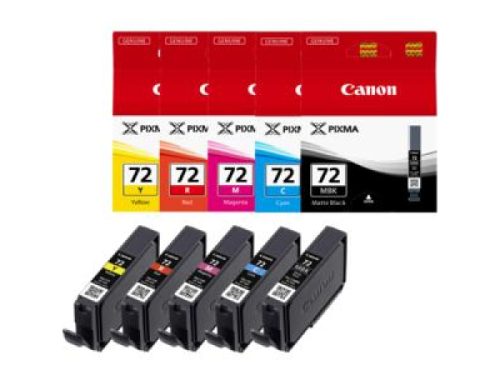 Canon, CANON Multipack Tinte MBK/CMY/R PGI-72MUL PIXMA Pro-10 5x14ml