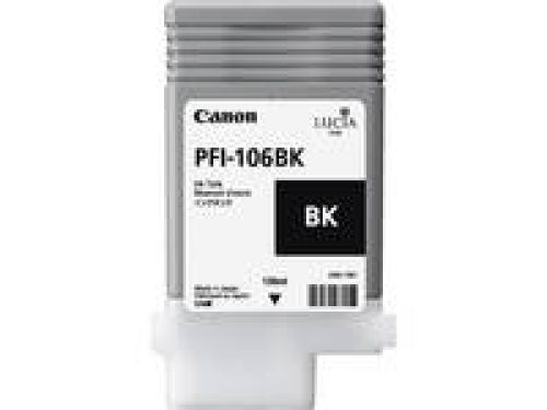Canon, Canon -  Tintenpatrone schwarz PFI106BK iPF 6300/6350 130ml, One Size