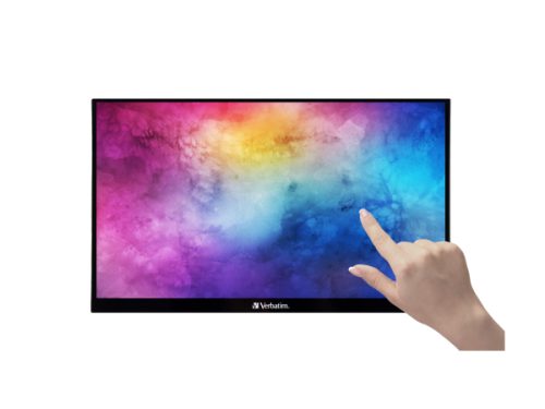Verbatim, Verbatim PMT-14 Touchscreen-Monitor EEK: A (A - G) 35.6 cm (14 Zoll) 1920 x 1080 Pixel 16:9 6 ms HDMI®, USB-A (USB 2.0),