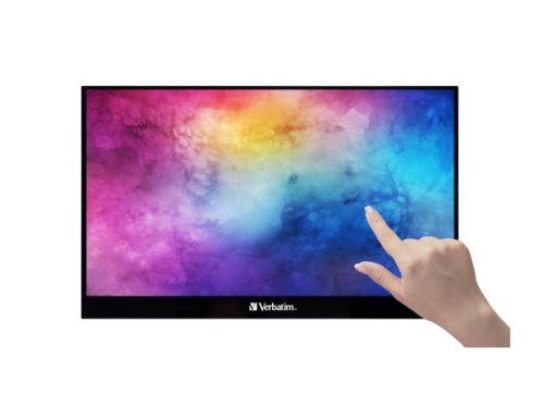 Verbatim, Verbatim PMT-17 Touchscreen-Monitor EEK: A (A - G) 43.9 cm (17.3 Zoll) 1920 x 1080 Pixel 16:9 6 ms HDMI®, USB-A (USB
