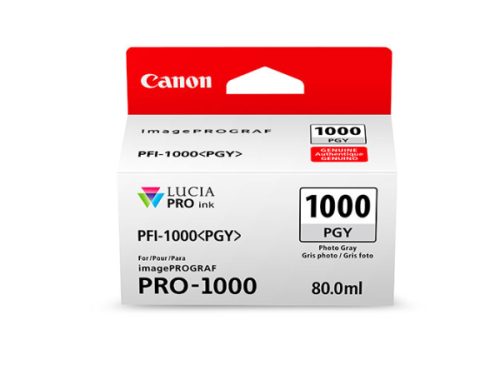 Canon, CANON Tintenpatrone photo grau PFI-1000 iPF PRO-1000 80ml