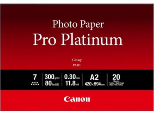 Canon, Canon - Pt-101 A2 20 Photo Paper Platinum 20 Sheets, One Size
