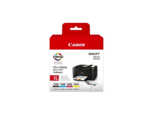 Canon, CANON Multipack Tinte XL BKCMY PGI-1500XL MAXIFY MB2050/MB2350 70.7ml