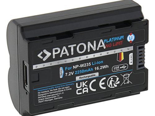 Patona, Akku Li-ION Foto, Patona Platinum Akku Fuji NP-W235 USB-C, Produkte & Wohnen