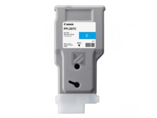 Canon, Canon Tintenpatrone PFI-207C Original Cyan 8790B001 Druckerpatrone