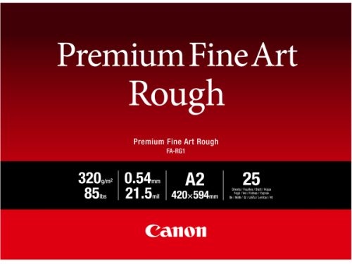Canon, Papier (Blatt), Canon FA-RG1 Fine Art Paper  A2/25 Blat, Produkte & Wohnen