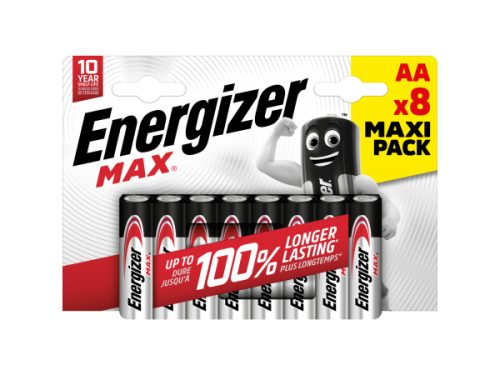 Energizer, Energizer Batterien Max AA LR6 2550 mAh Alkali 1.5 V 8 8 Stück