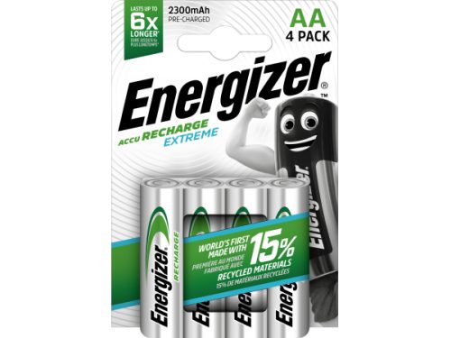 Energizer, Energizer AA Wiederaufladbare Batterien Extreme HR6 2300mAh NiMH 1,2 V 4 Stück