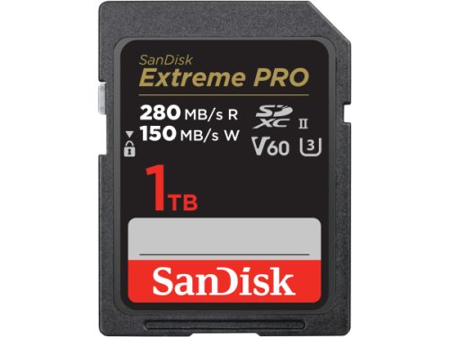 SanDisk -  SDSDXEP-1T00-GN4IN Speicherkarte 1 TB SDXC UHS-II Klasse 10, Schwarz, 1 TB