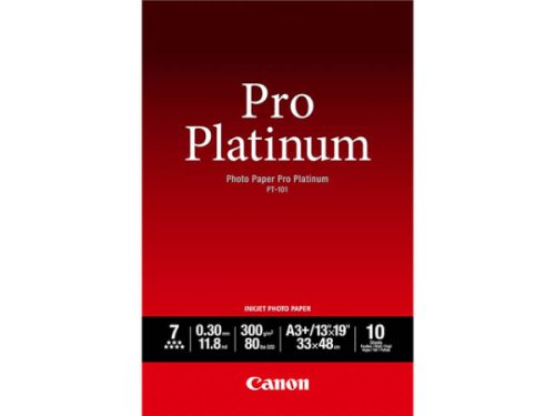 Canon, CANON Pro Platinum Photo Paper A3+ PT101A3+ InkJet glossy 300g 10 Blatt