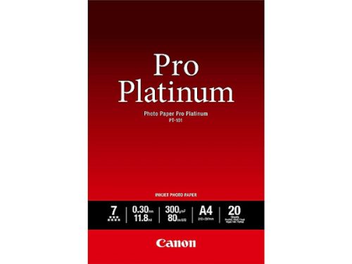 Canon, CANON Pro Platinum Photo Paper A4 PT101A4 InkJet glossy 300g 20 Blatt