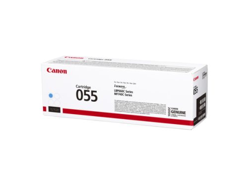 Canon, Canon -  Toner-Modul 055 cyan CRG 055 C LBP663/MF742 2100 Seiten, One Size