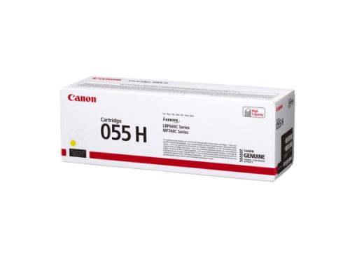 Canon, CANON Toner-Modul 055H yellow CRG 055 YH LBP663/MF742 5900 Seiten