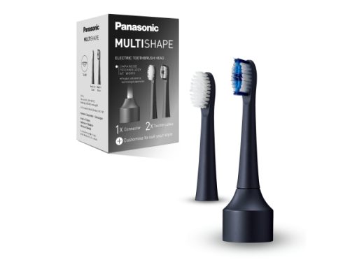 Panasonic, Panasonic Aufsteckbürsten "ER-CTB1-A301 Aufsatz elektrische Schallzahnbürste" inklusive Multi-Fit Bürstenkopf & Bürstenkopf mit extrafeinen Borsten