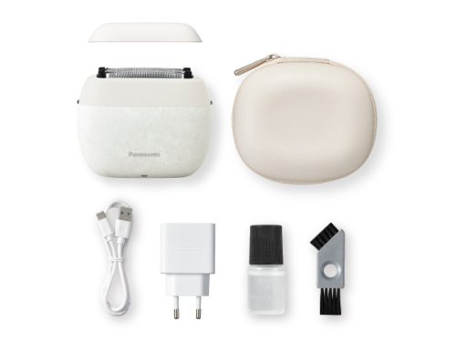 Panasonic, Panasonic Elektrorasierer "ES-PV6B-W803" Kompakt, 5 Edelstahlklingen, USB-Laden (Typ-C), Bartdichten-Sensor+